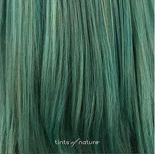 Tints of Nature Teal Bold Colour Semi-Permanent Hair Dye Strengthening and Hydrating - Single Pack