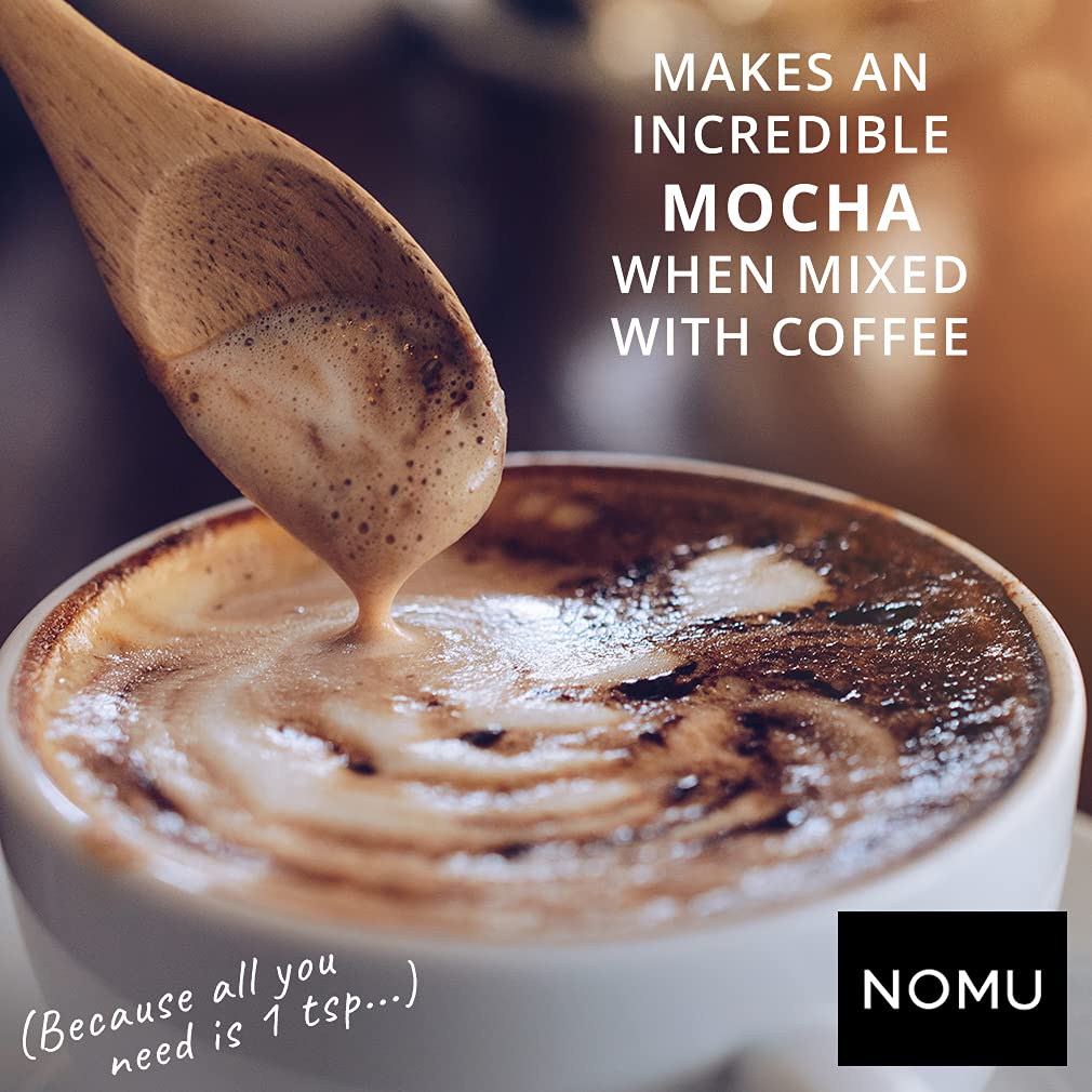 NOMU Skinny 60% Cocoa Hot Chocolate (33 servings) | 20 Calories only, Keto Diet Drink, Low GI, High 