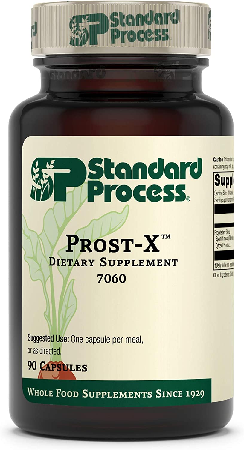 Standard Process Prost-X - Whole Food Prostate, Bone Health Supplement and Bone Support with Spanish