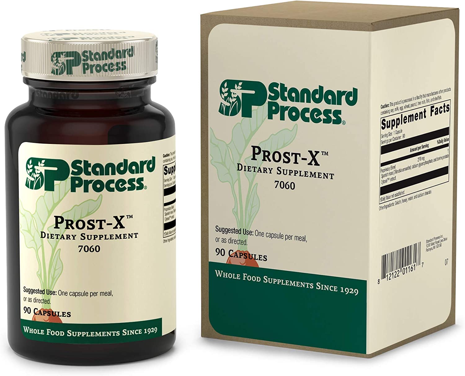 Standard Process Prost-X - Whole Food Prostate, Bone Health Supplement and Bone Support with Spanish