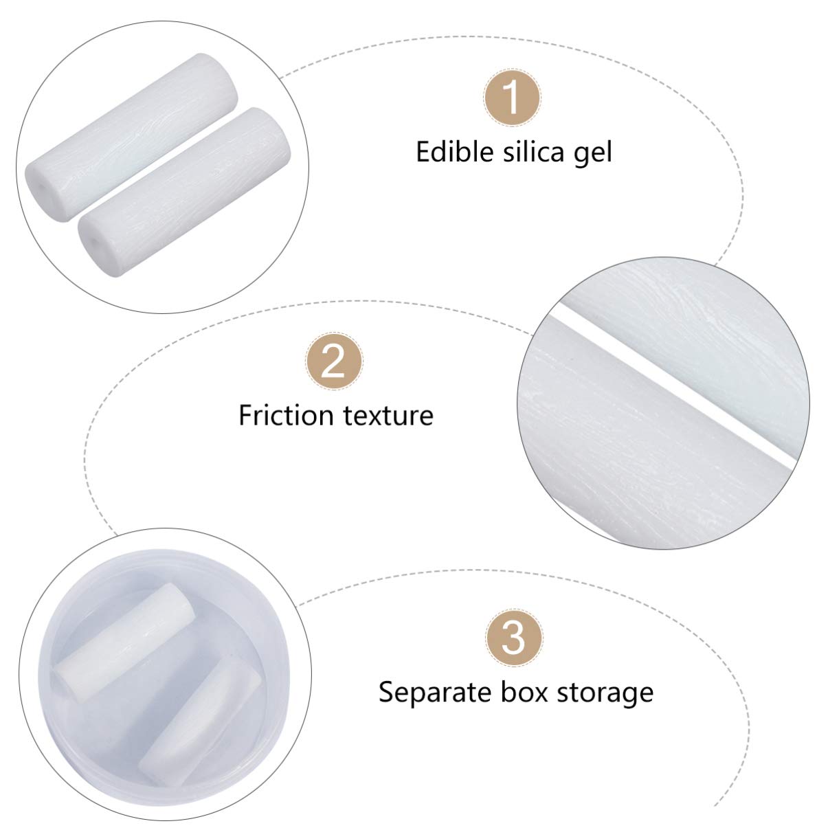 ARTIBETTER 4pcs Denture Case Retainer False Teeth Container Box Teeth Brace Removal Glue Mouth Guard