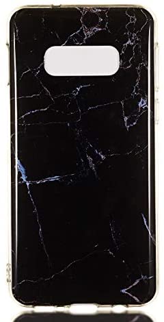 Amocase Marble Case with 2 in 1 Stylus for Samsung Galaxy S10E,Glossy Soft Rubber Silicone TPU Shock