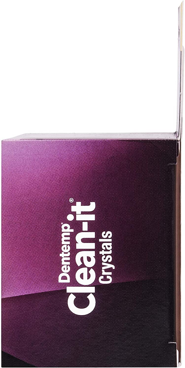 Dentemp Clean-It Crystals - Aligner, Dental Guard, Denture & Retainer Cleaner (2 Pack, 30 Count) - N