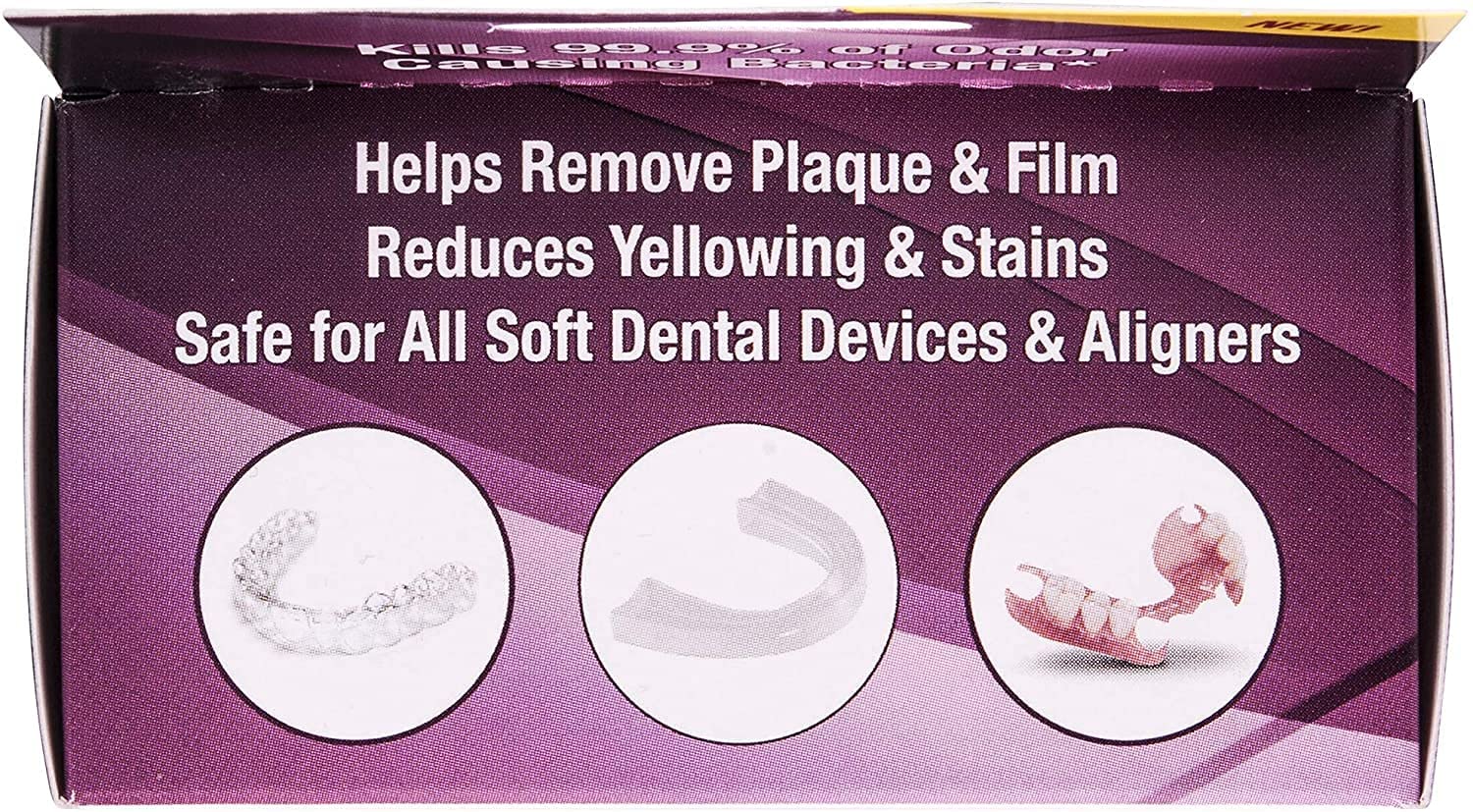 Dentemp CleanIt Crystals Aligner, Dental Guard, Denture & Retainer