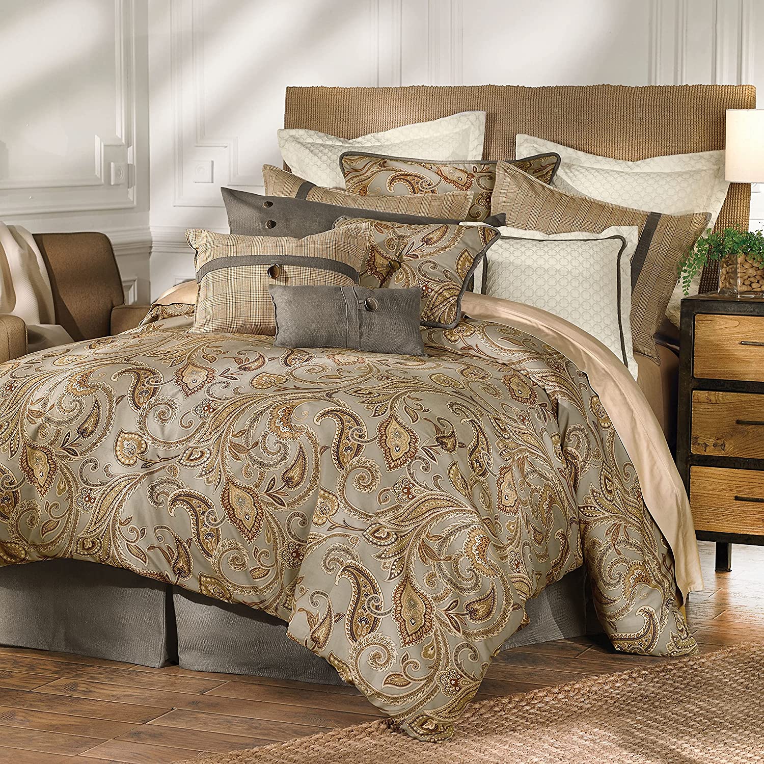 HiEnd Accents Piedmont Accent Pillow, Plaid