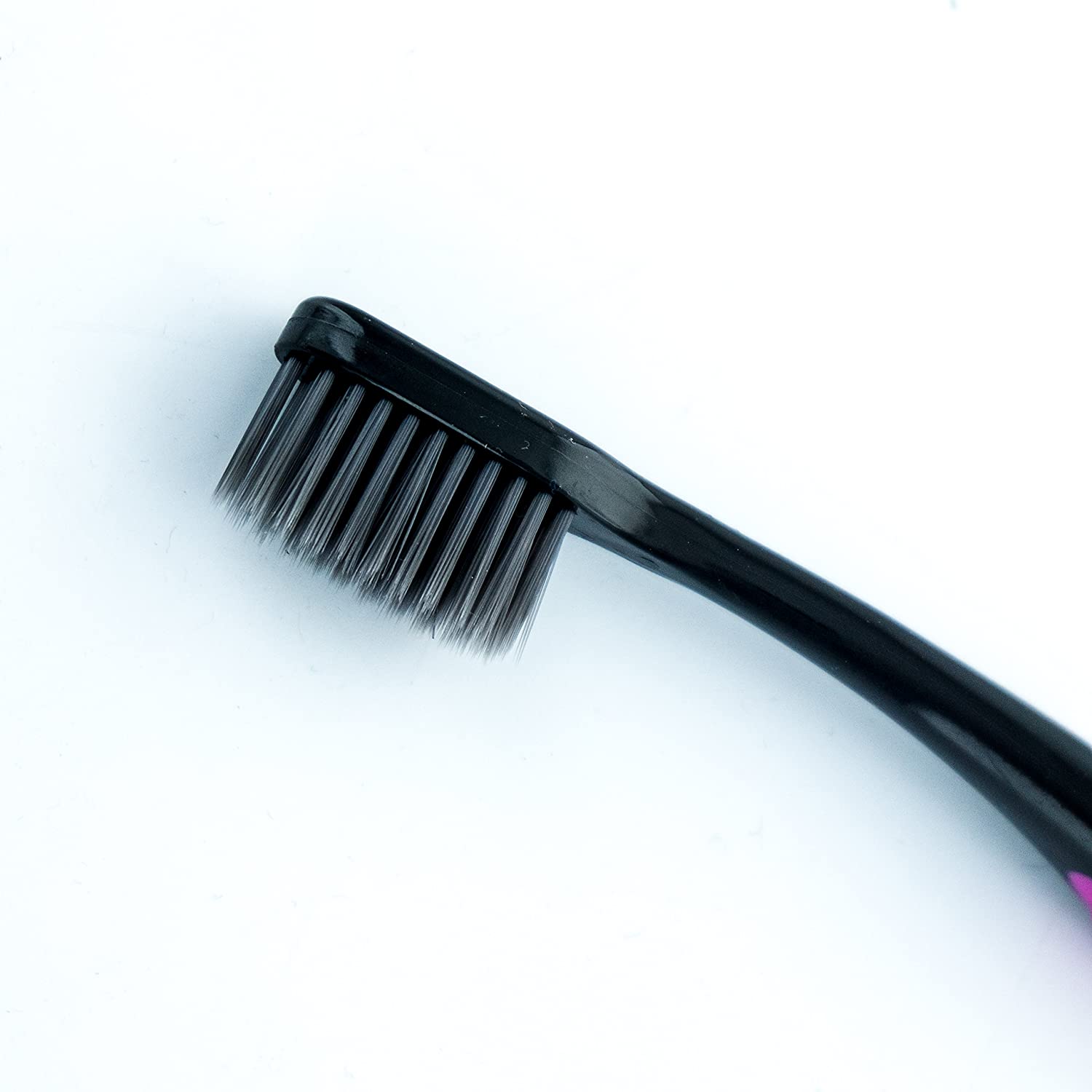 Activated Charcoal Bristle Toothbrush - Xtreme (Extreme) Soft, Ultrafine, Tapered bristles, Compact 