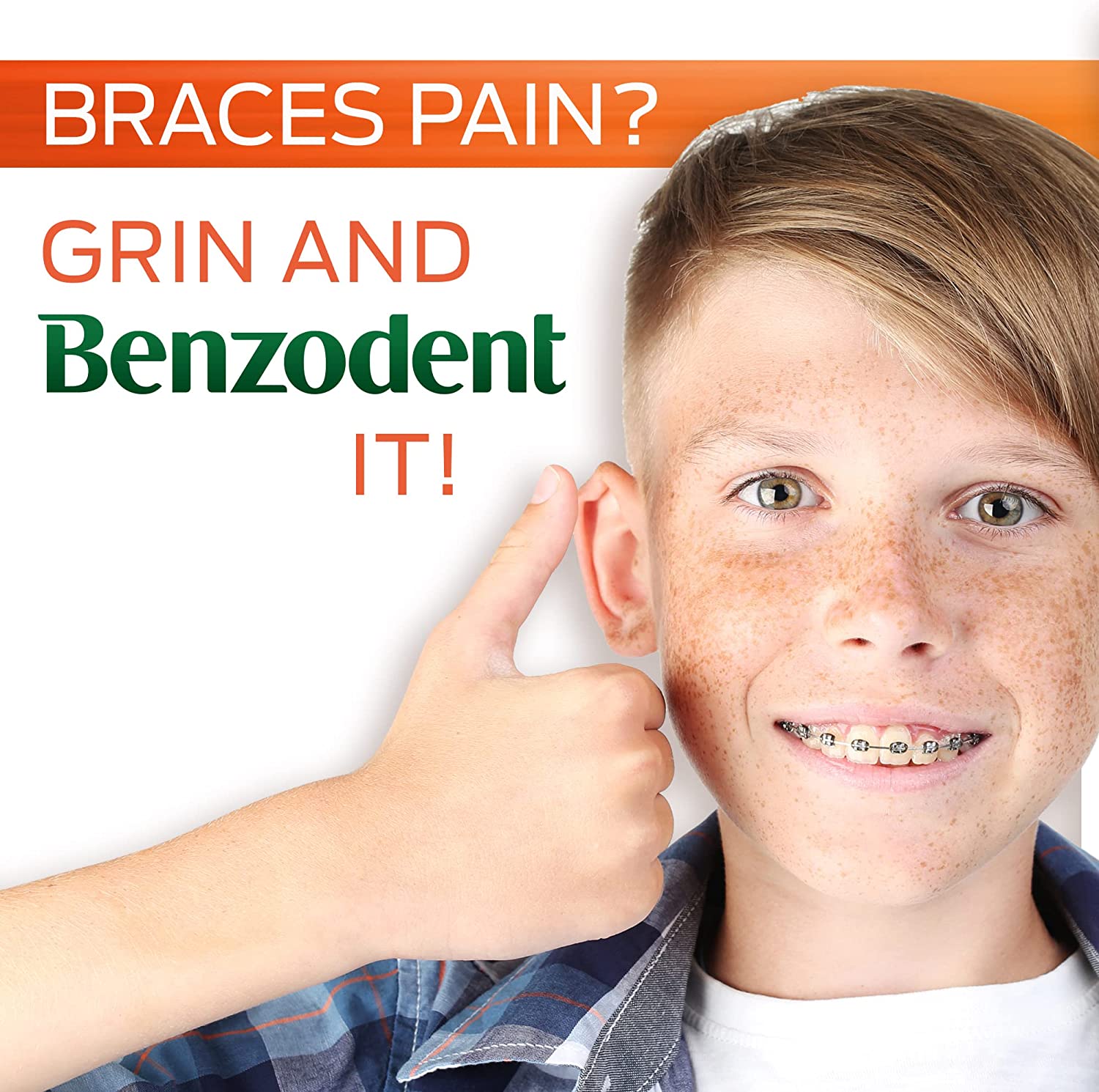 Benzodent Dental Pain Relieving Cream Topical Anesthetic, 1 Ounce Tube