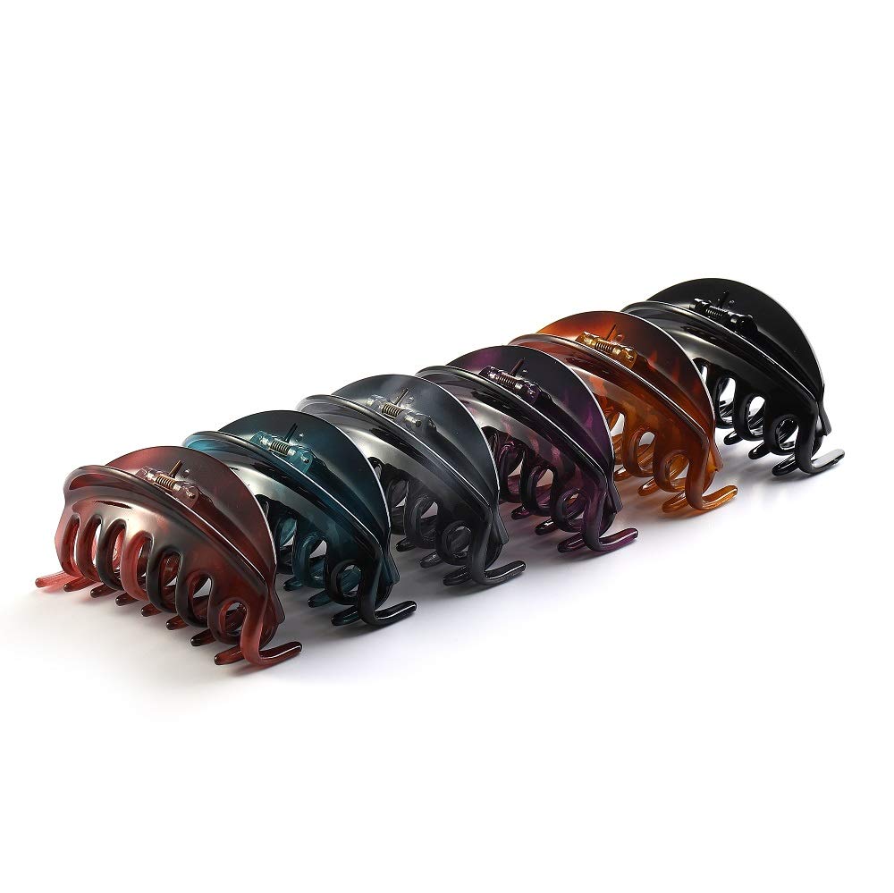Rosette Hair Premium Chic Styling Hair Claw Clip, Strong Holding Power Hair Clips Clamps Indoor Outd
