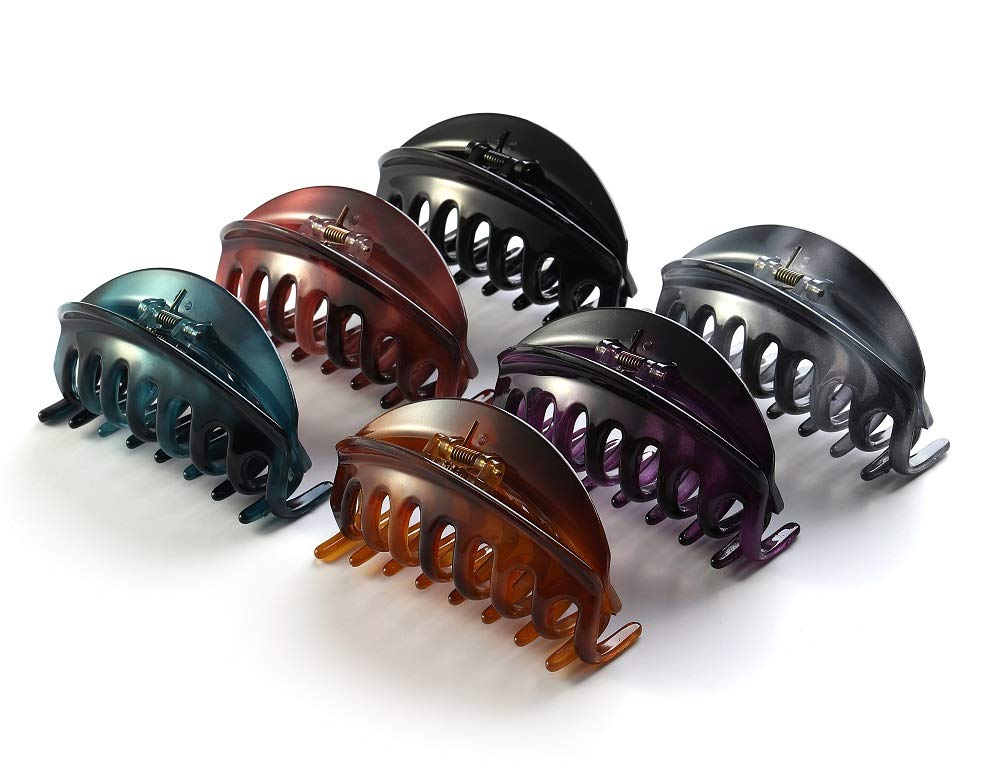 Rosette Hair Premium Chic Styling Hair Claw Clip, Strong Holding Power Hair Clips Clamps Indoor Outd