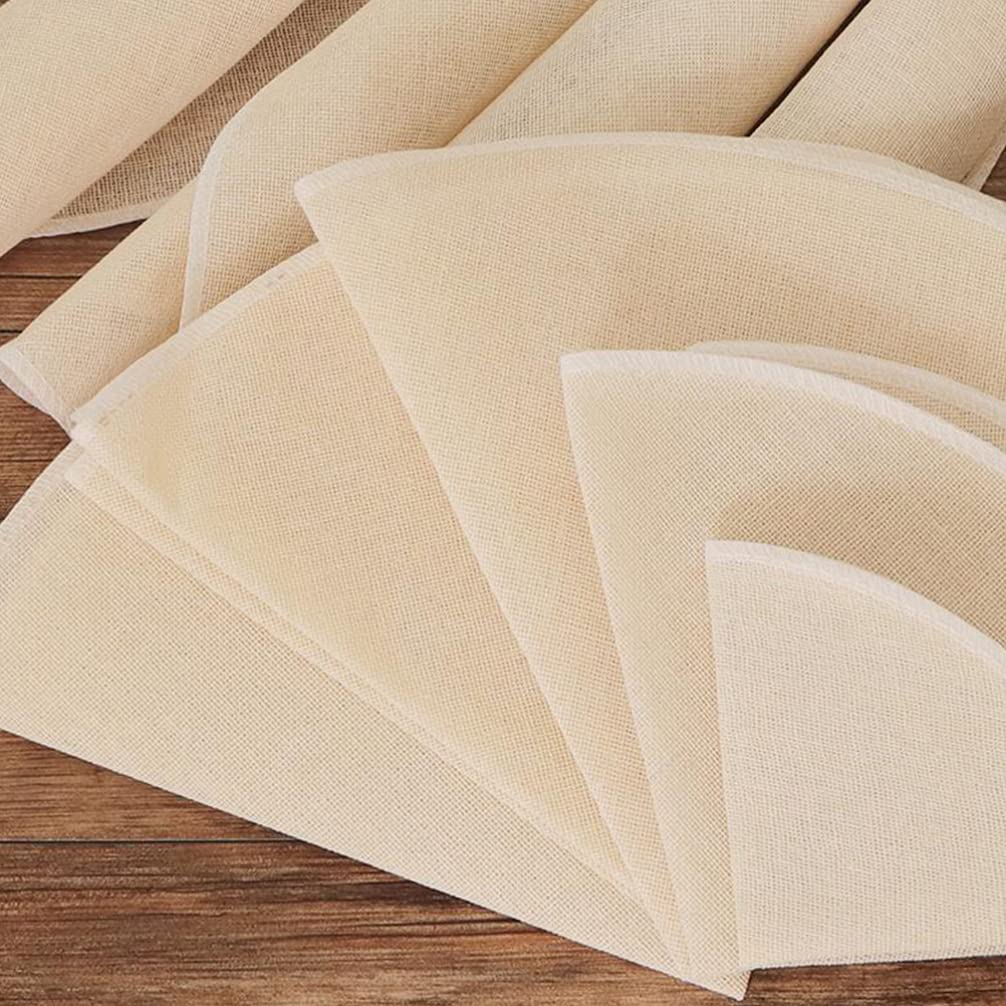 DOITOOL 30pcs Reusable Natural Pure Cotton Bamboo Steamer Baking Cloth Steamers Gauze Pad Steamer Ma