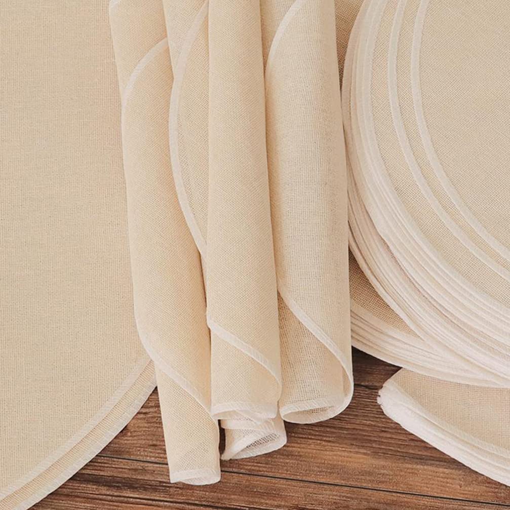 DOITOOL 30pcs Reusable Natural Pure Cotton Bamboo Steamer Baking Cloth Steamers Gauze Pad Steamer Ma