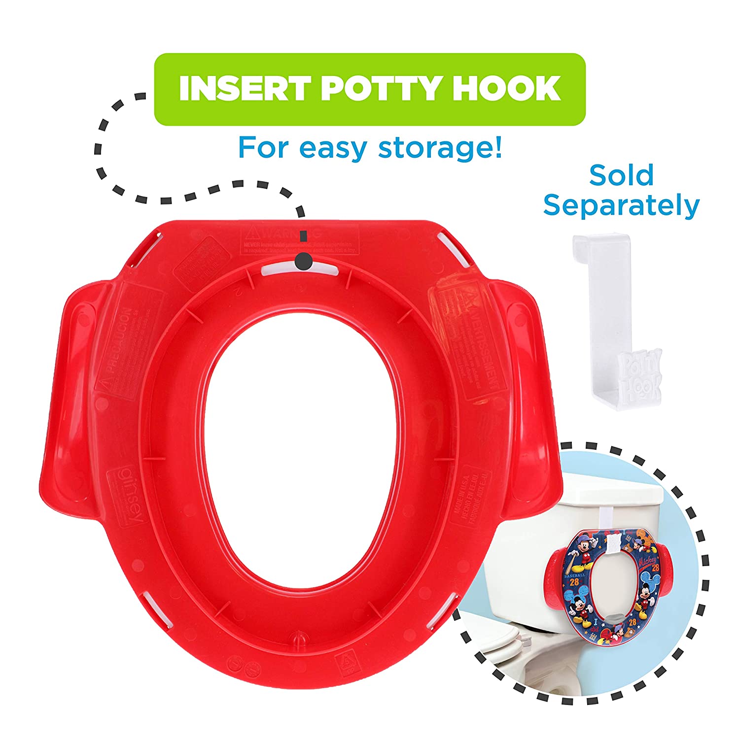 Disney Mickey Mouse 2 Piece Essential Potty Training Set