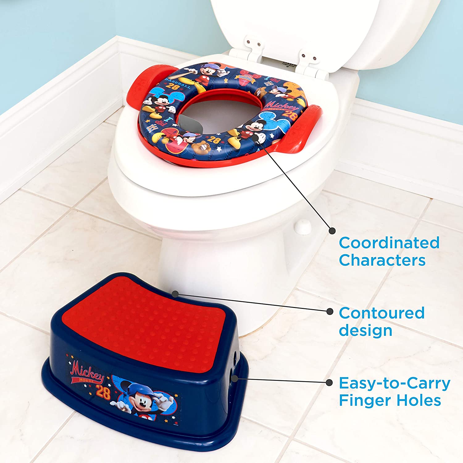 Disney Mickey Mouse 2 Piece Essential Potty Training Set