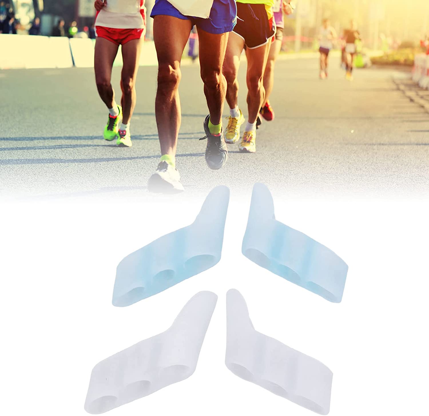 Toe Separator, Soft Silicone Toe Corrector for Women for Everyday Use