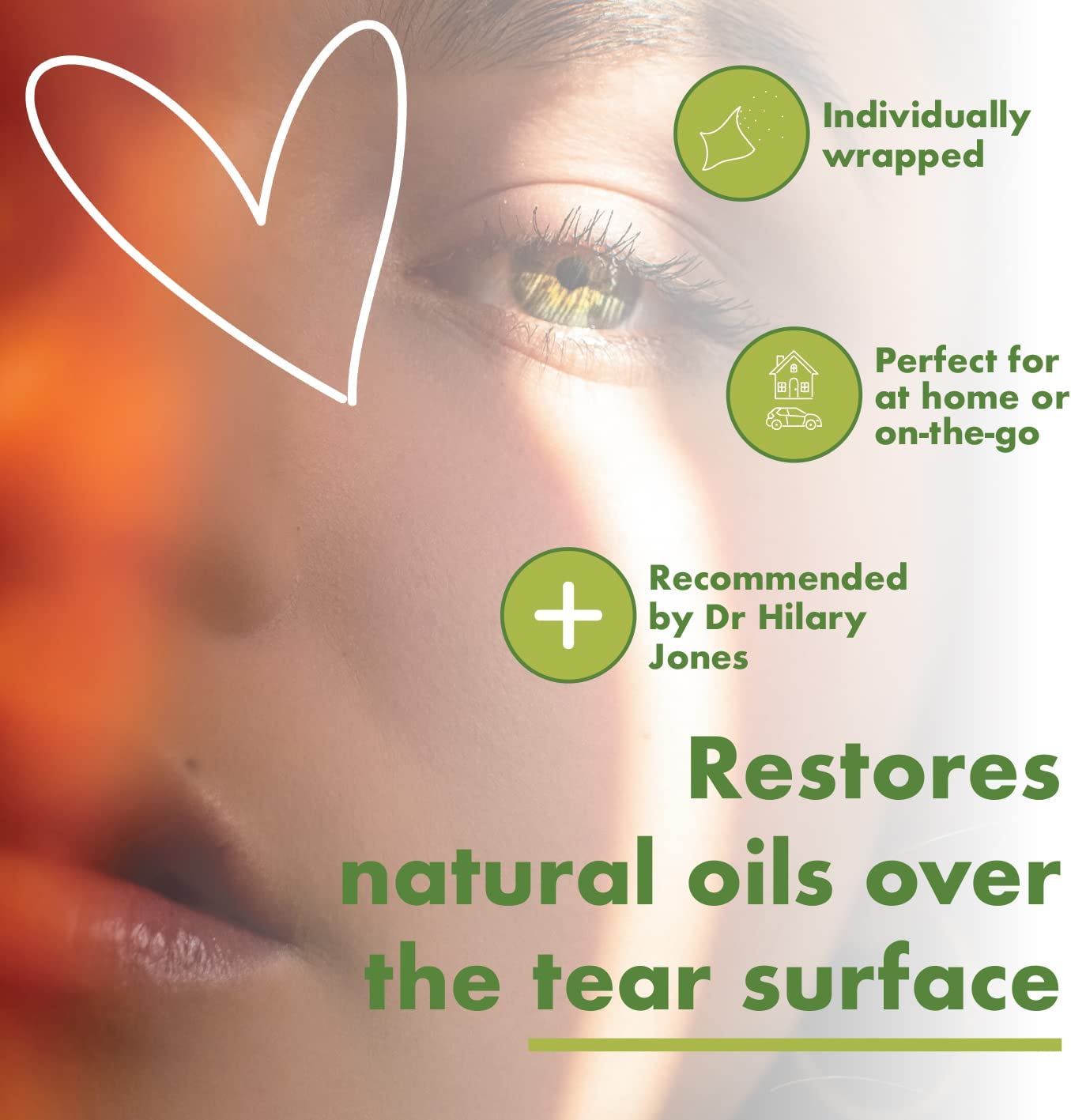 The Eye Doctor Essential Treatment Bundle - Reusable Hot Cold Eye Compress & 40x Single Use Tea Tree