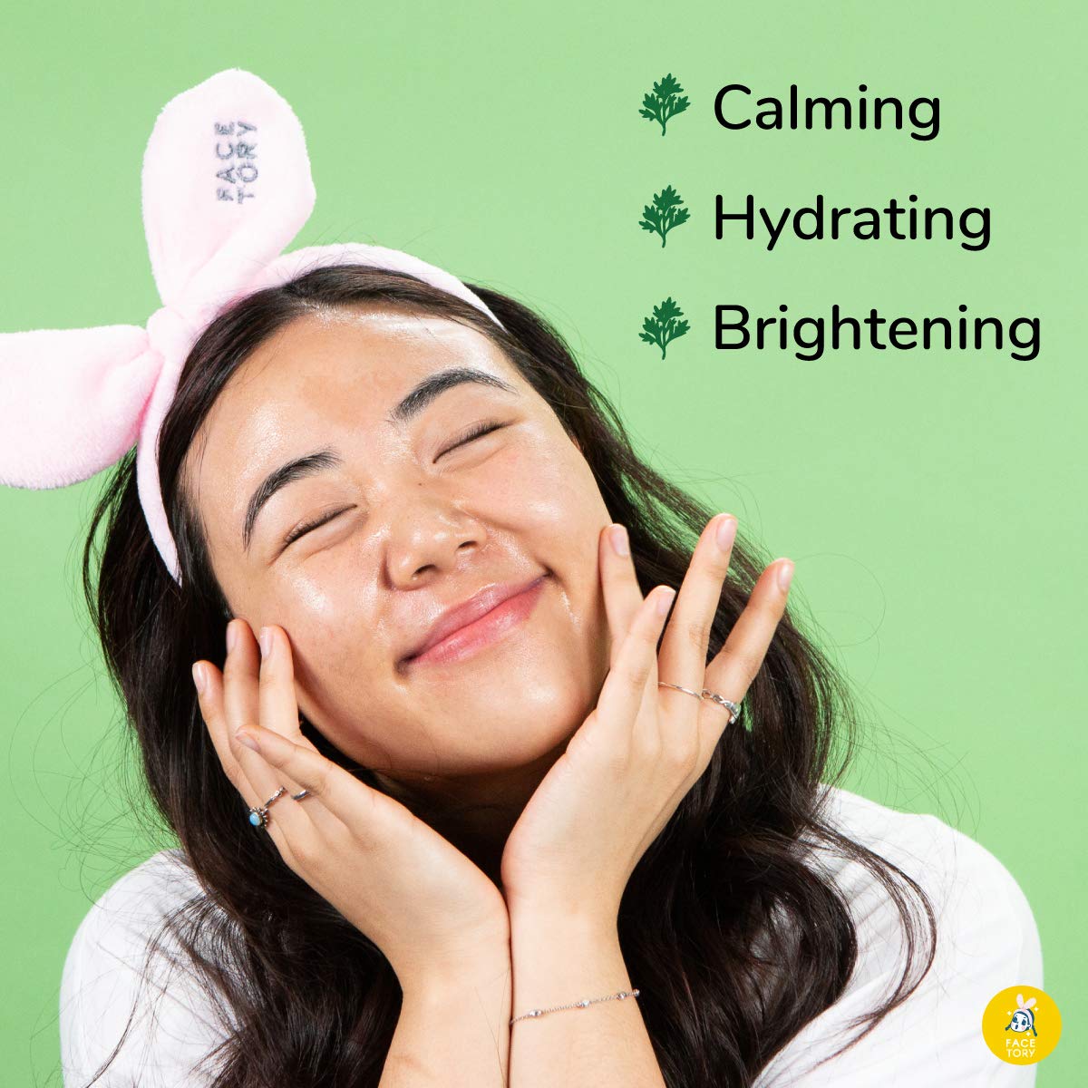 FaceTory Artemisia Set with 3 Sheet Masks, 1 Cream, 1 Toner/Mist- Hydrating, Calming, Redness Relief