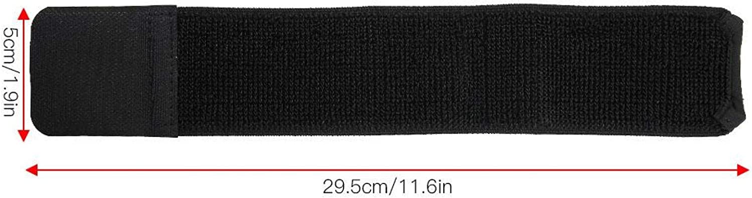 Qqmora Ankle Fixing Band, Soccer Guard Fixed Belt Good Protection for Football(Black)