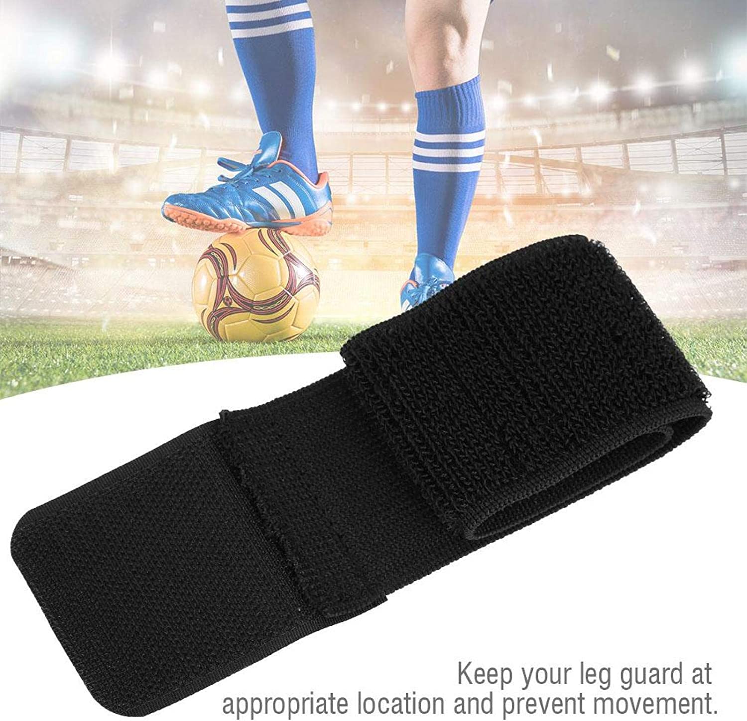 Qqmora Ankle Fixing Band, Soccer Guard Fixed Belt Good Protection for Football(Black)