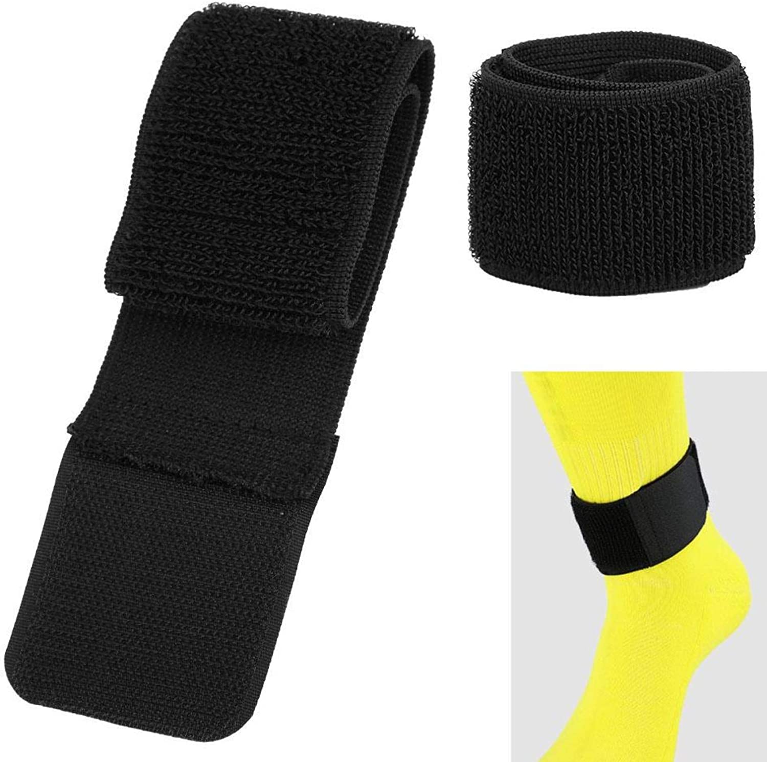 Qqmora Ankle Fixing Band, Soccer Guard Fixed Belt Good Protection for Football(Black)