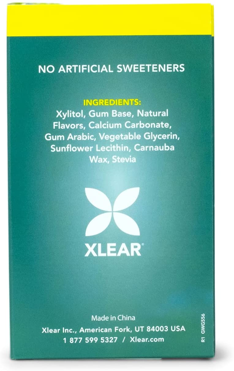 Spry Fresh Natural Xylitol Stronger Longer Chewing Gum Dental Defense System Aspartame-Free Sugar Fr