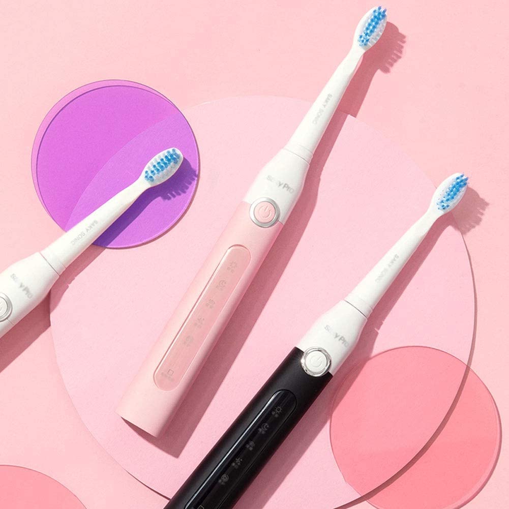 WCN Toothbrush Sonic Electric Toothbrushes for Adults Kids 5 Modes 2-Minute Built-in Timer Waterproo