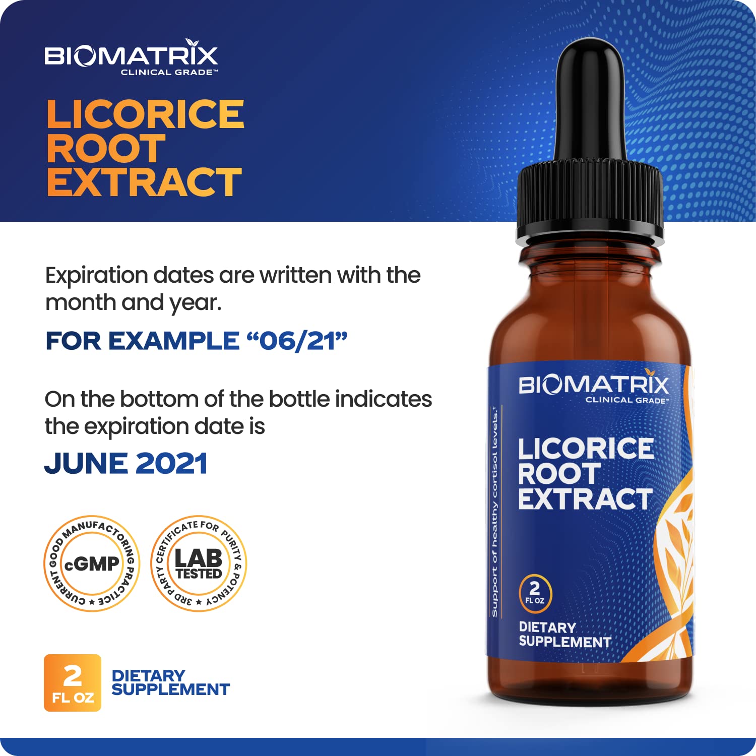 Licorice Root Extract (1200 drops 2 fl. oz) More Active Ingredient Than Competing Brands (0.87