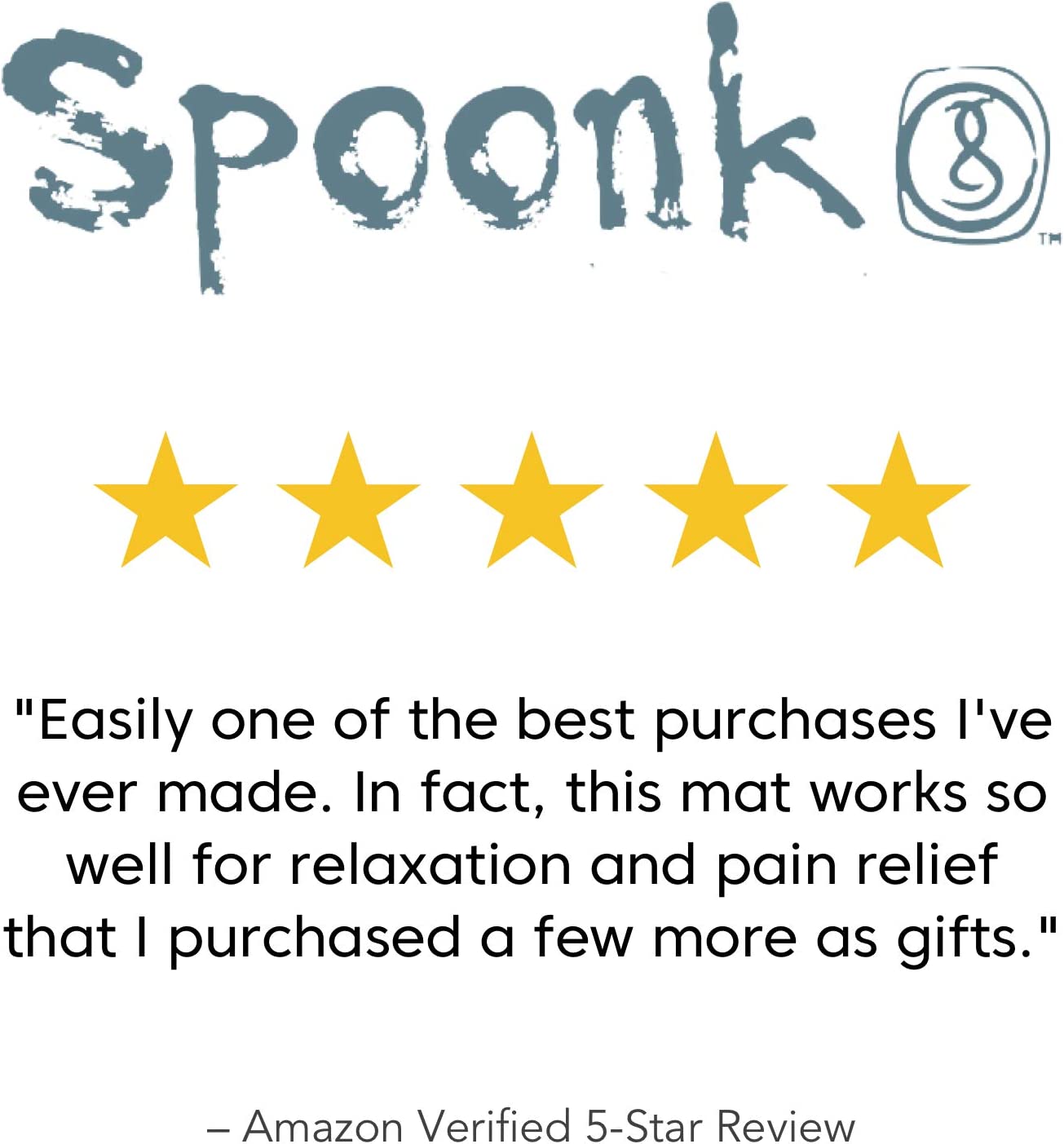 Spoonk Acupressure Eco Mat, Navy Blue - With Massage Ball, Travel Mat & Sling Bag - Back & Neck Mass
