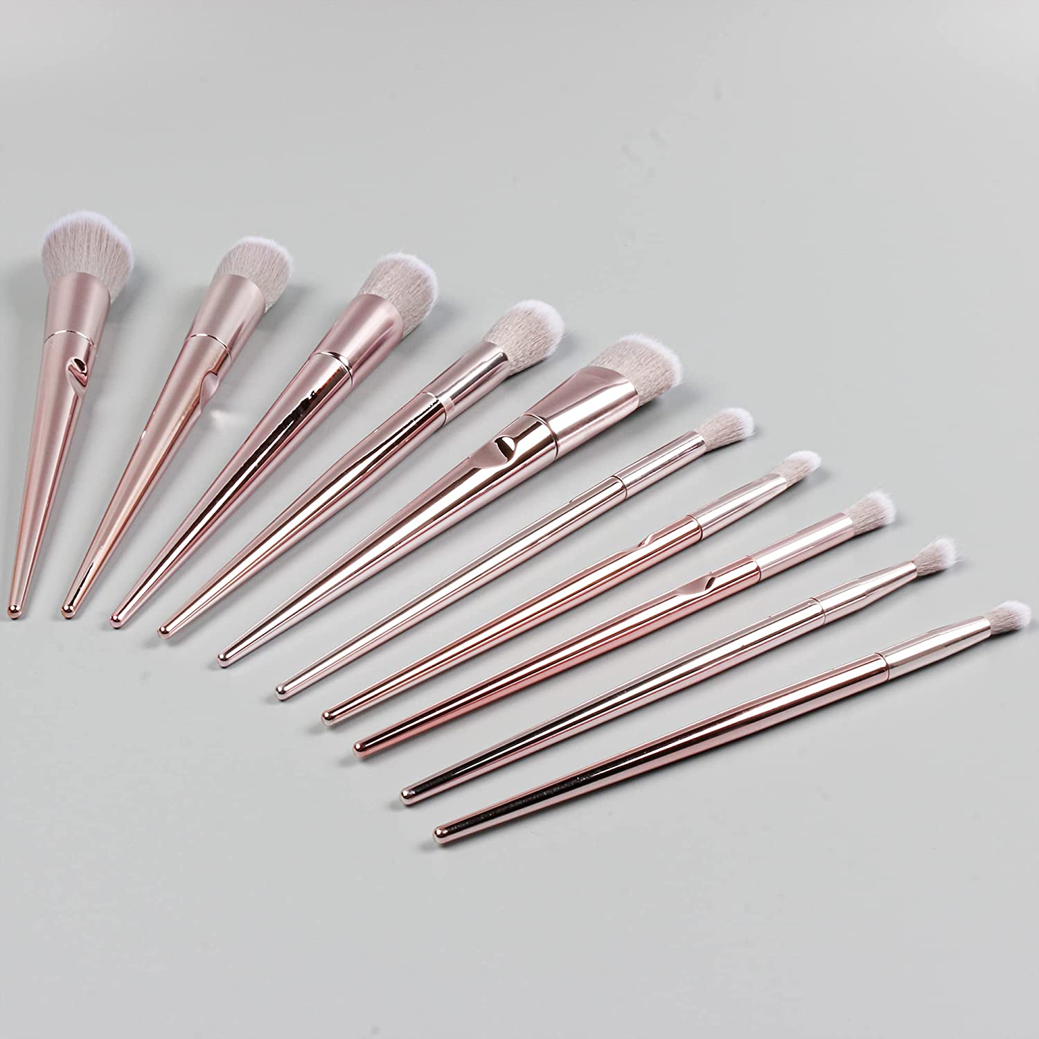 Makeup brushes, 10 sets of makeup brushes, synthetic foundation cream, mixed eyeshadow, facial makeu