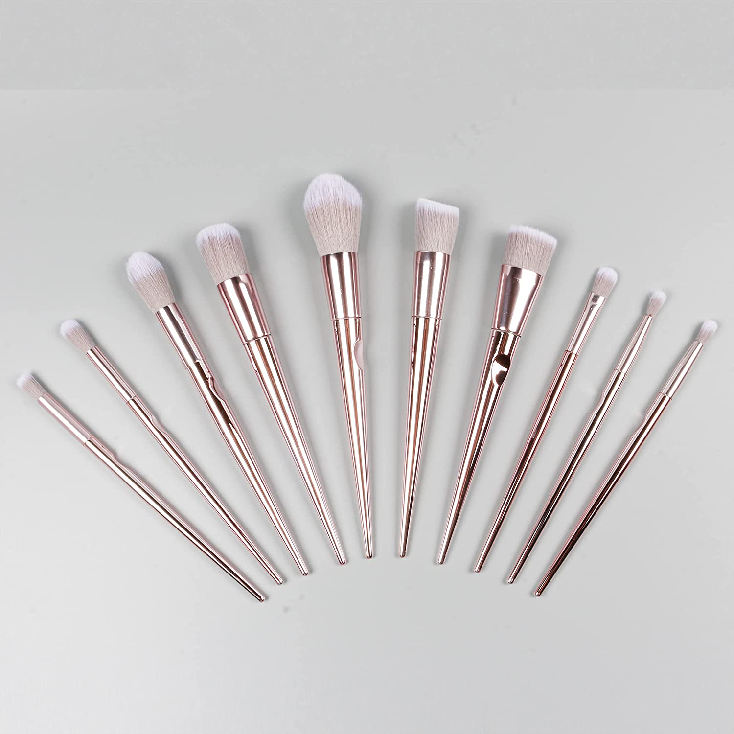 Makeup brushes, 10 sets of makeup brushes, synthetic foundation cream, mixed eyeshadow, facial makeu