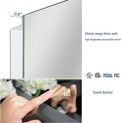 Hans& Alice LED Backlit Mirror, 65