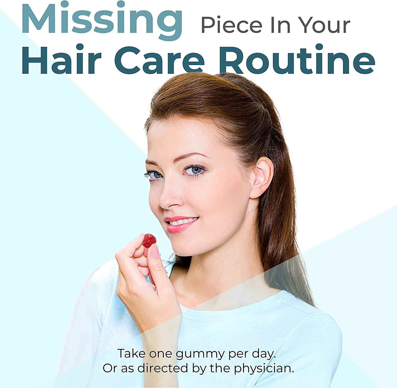 Mojocare Biotin Hair Gummies | No Added Sugar | 100% Vegan | High Potency Biotin Supplements for Str