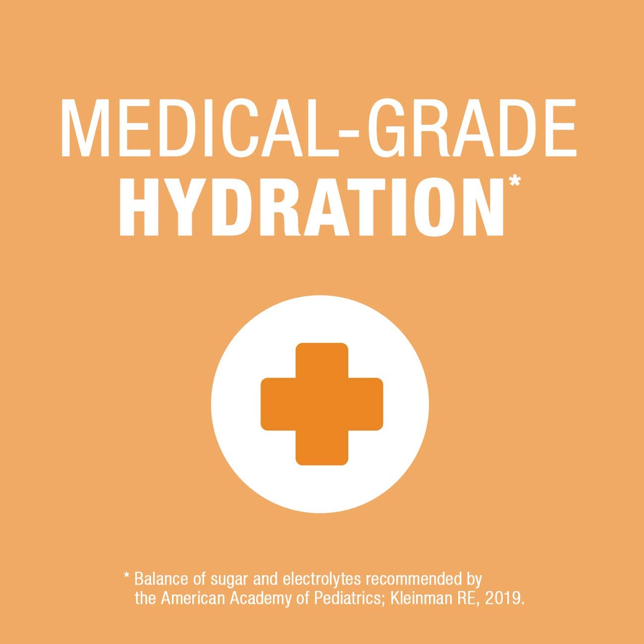 Pedialyte Electrolyte Powder, Orange, Electrolyte Hydration Drink, 0.6 oz Powder Packs, 18 Count