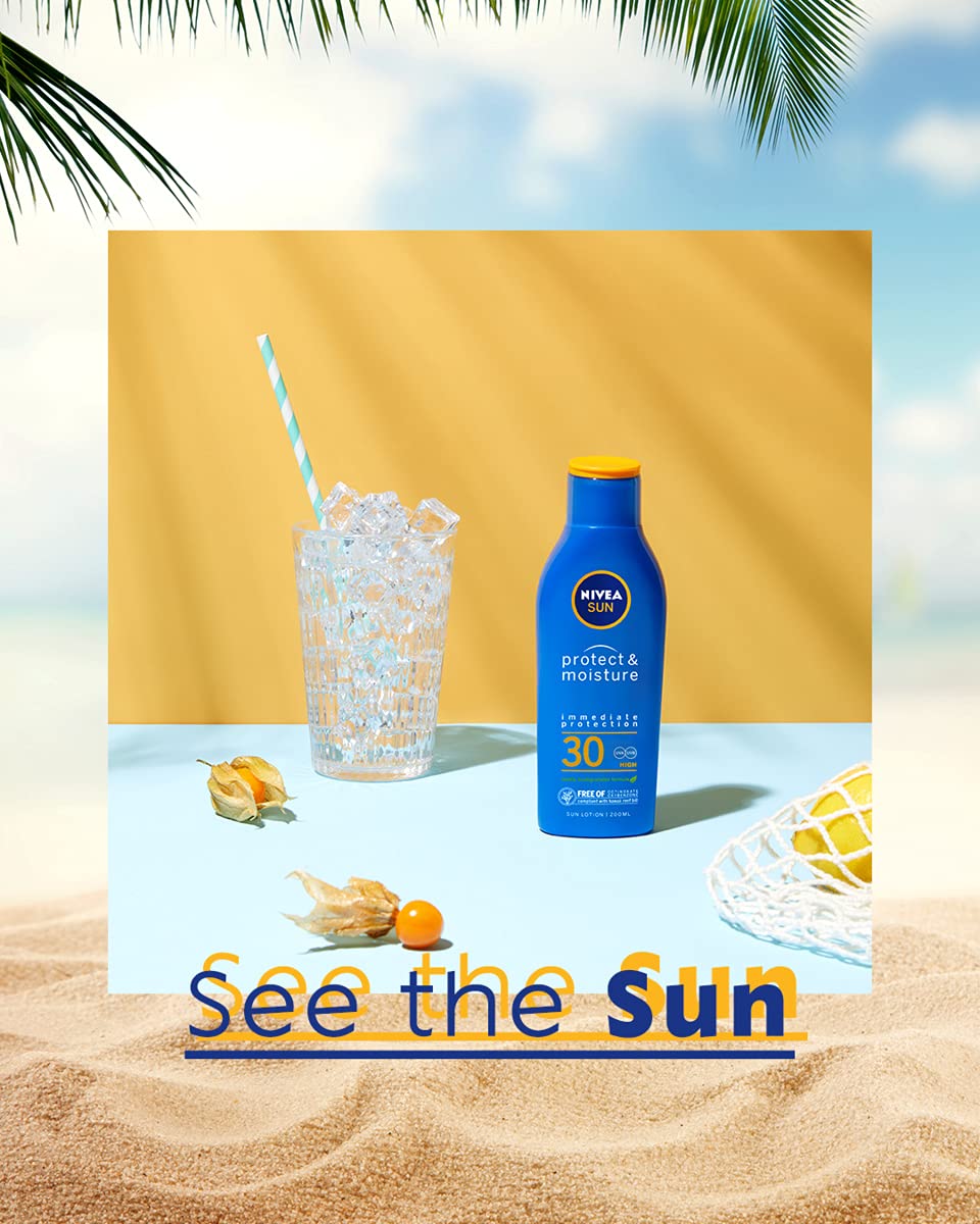 Nivea Sun Protect and Moisture Moisturising Sun Lotion SPF 30-200 ml
