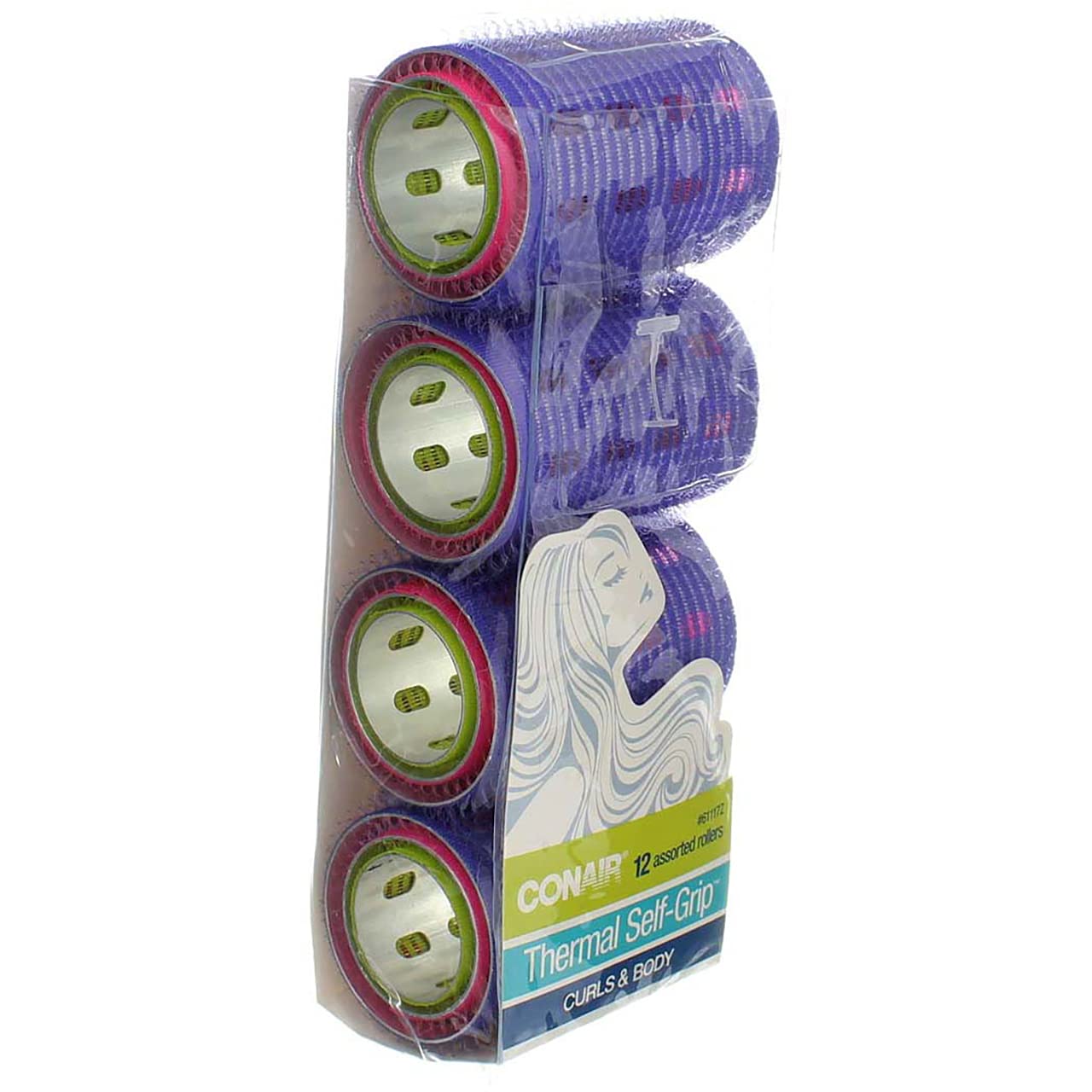 Conair Thermal SelfGrip Roller 12 ea (Pack of 3)
