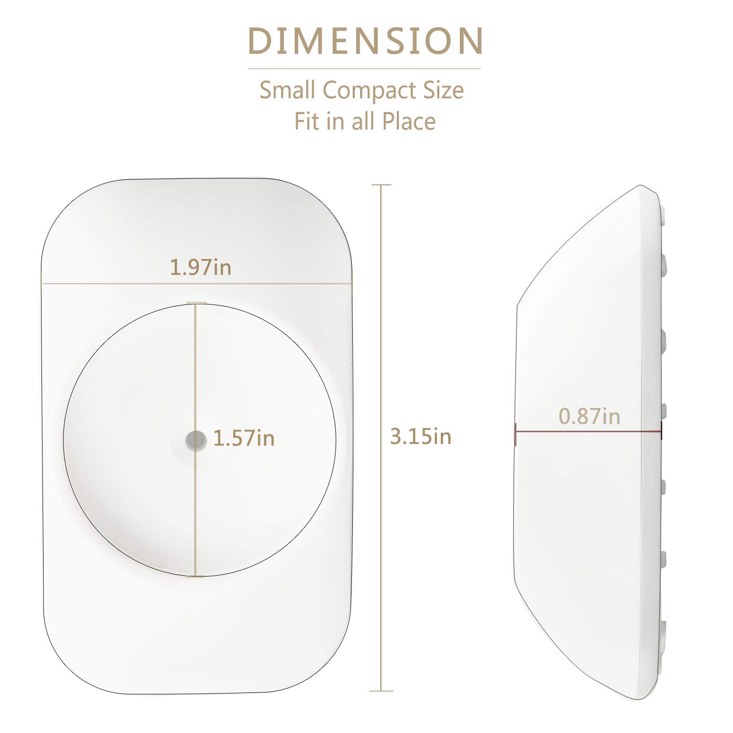 Baby Gates Wall Pads (4 Pack Guard) Safety Indoor Gate Wall Protector - Improved Small Compact Wall 