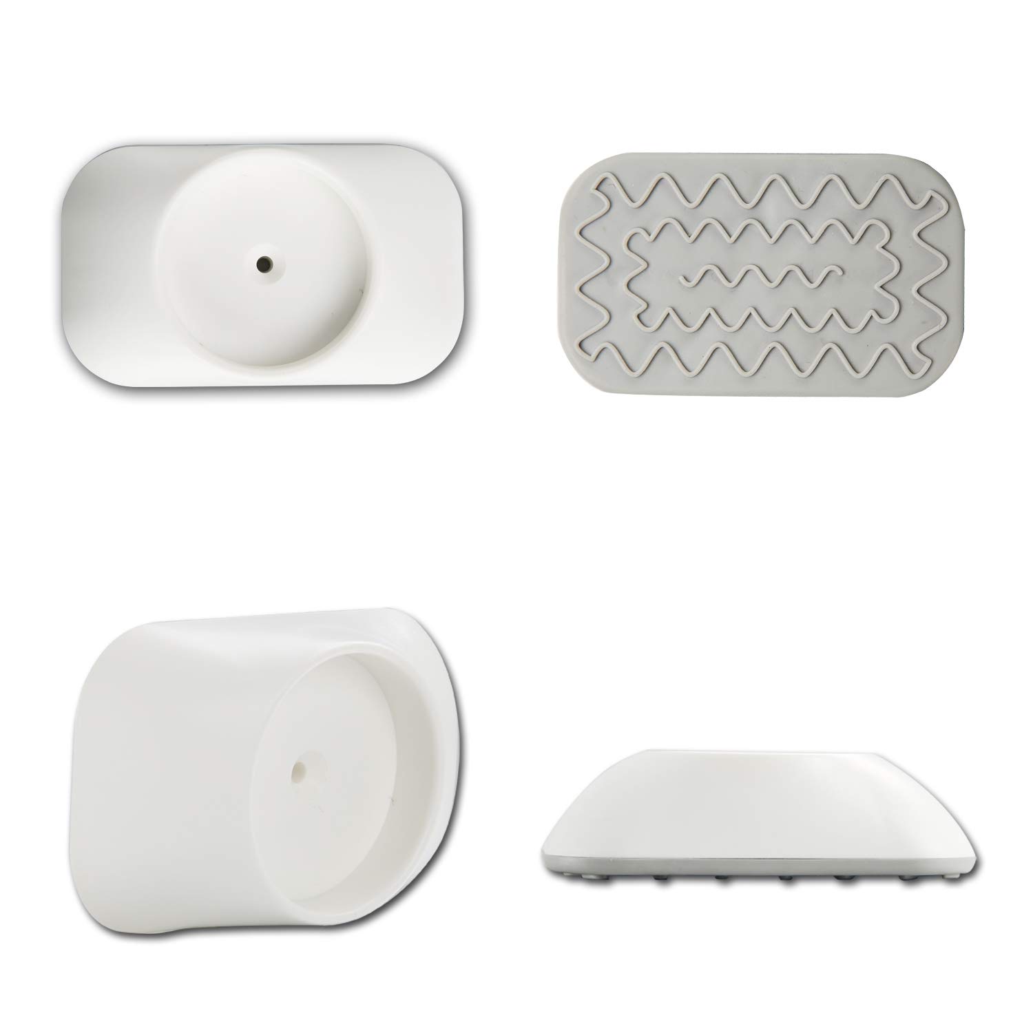 Baby Gates Wall Pads (4 Pack Guard) Safety Indoor Gate Wall Protector - Improved Small Compact Wall 