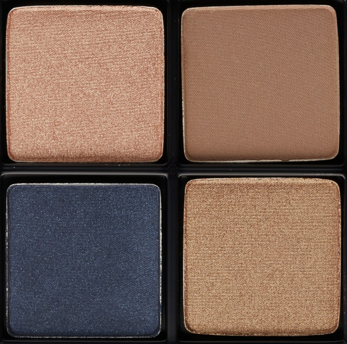 Glo Skin Beauty Eye Shadow Quad in Hey Sailor - Golden with Navy - Eyeshadow Palette Kit - 4 Colors
