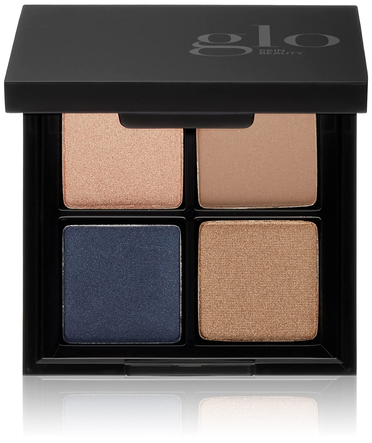 Glo Skin Beauty Eye Shadow Quad in Hey Sailor - Golden with Navy - Eyeshadow Palette Kit - 4 Colors