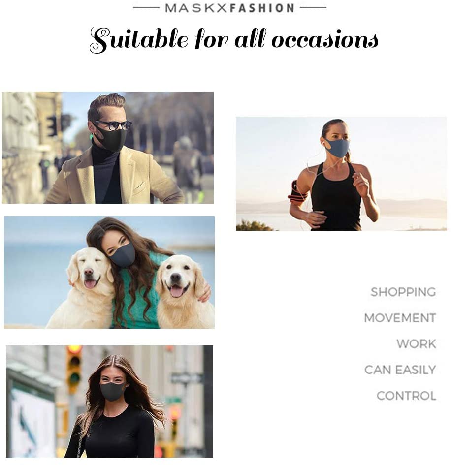 Sttiafay Sparkly Sequin Face Mask Multicolor Irregular Pattern Mask Cover Glitter Masquerade Party N