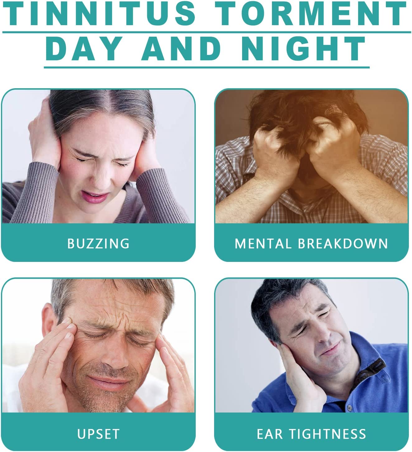 KOOO Ear Ringing Treatment Patch,Tinnitus Relief Treatment Ear Patch- Tinnitus Patch,Tinnitus Relief