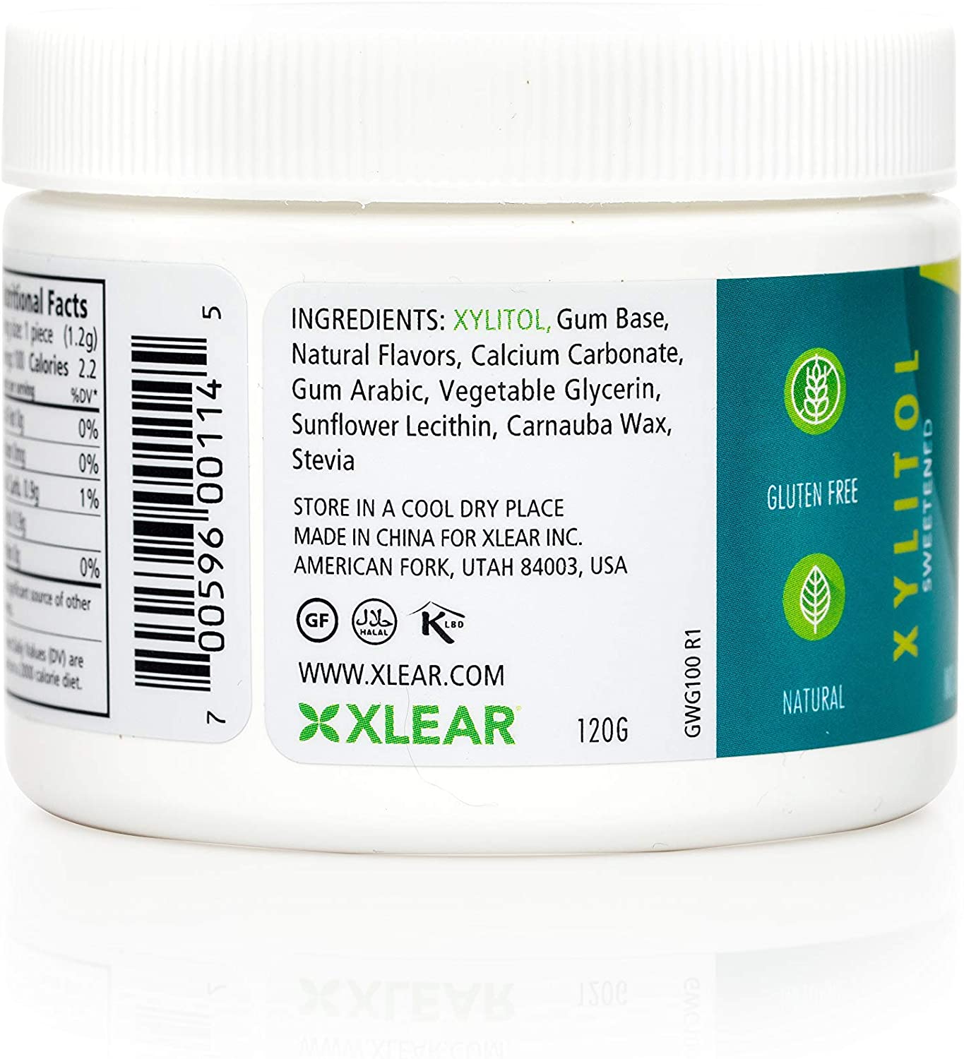 Spry Fresh Natural Xylitol Chewing Gum Dental Defense System Aspartame-Free Sugar Free Gum (Wintergr