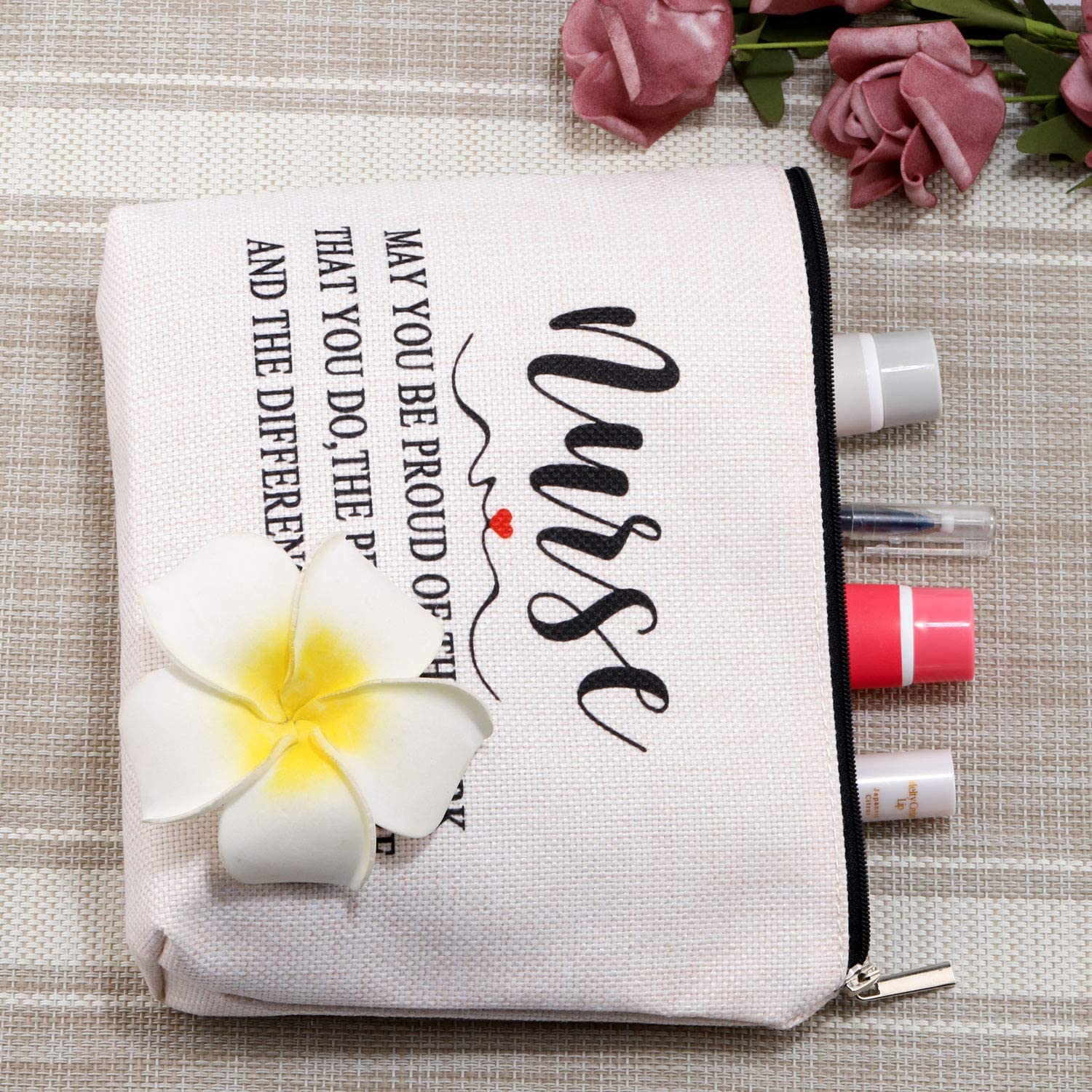 G2TUP Nurse Cosmetic Travel Pouch Bag Nurses Week Gifts Nursing School Supplies Gifts May You be Pro