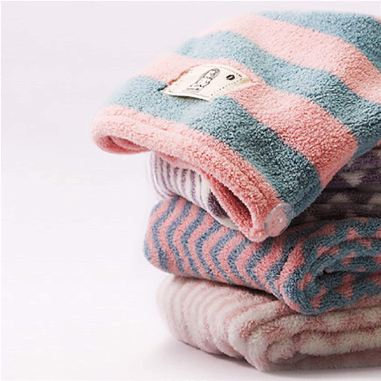 whbage Dry Hair Towel Microfibre After Shower Hair Drying Wrap Womens Girls Lady