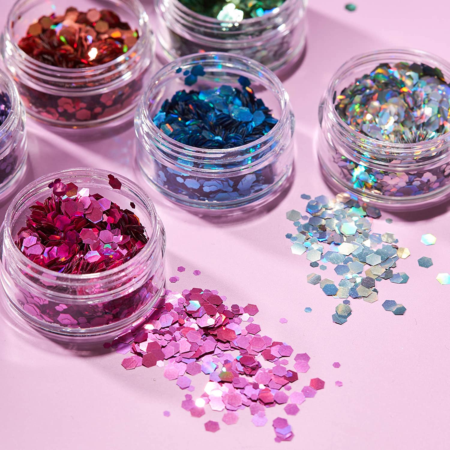 Moon Glitter Holographic Chunky Glitter, Gold