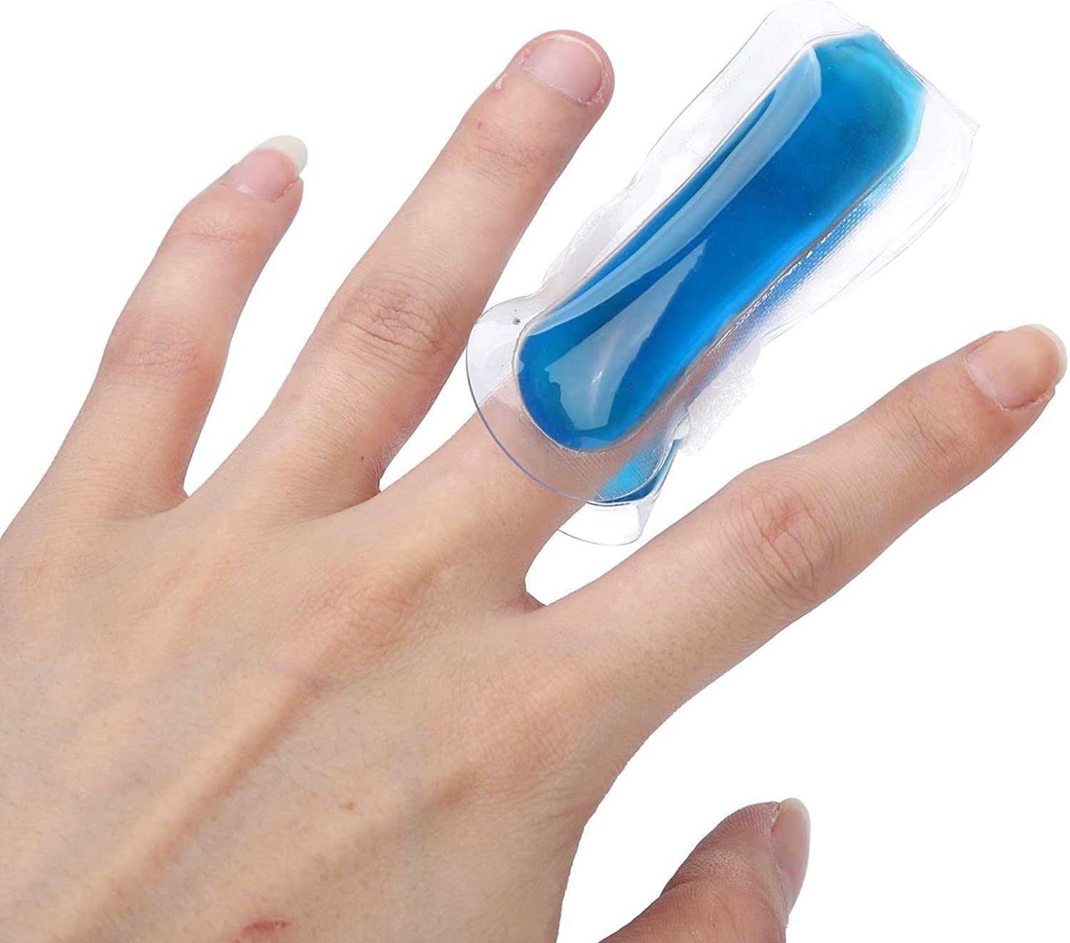 Finger Toe Ice Pack, Hot Cold Therapy Toe Tip Gel Ice Pack, Men and Women Finger Care Ice Pack (3.1i