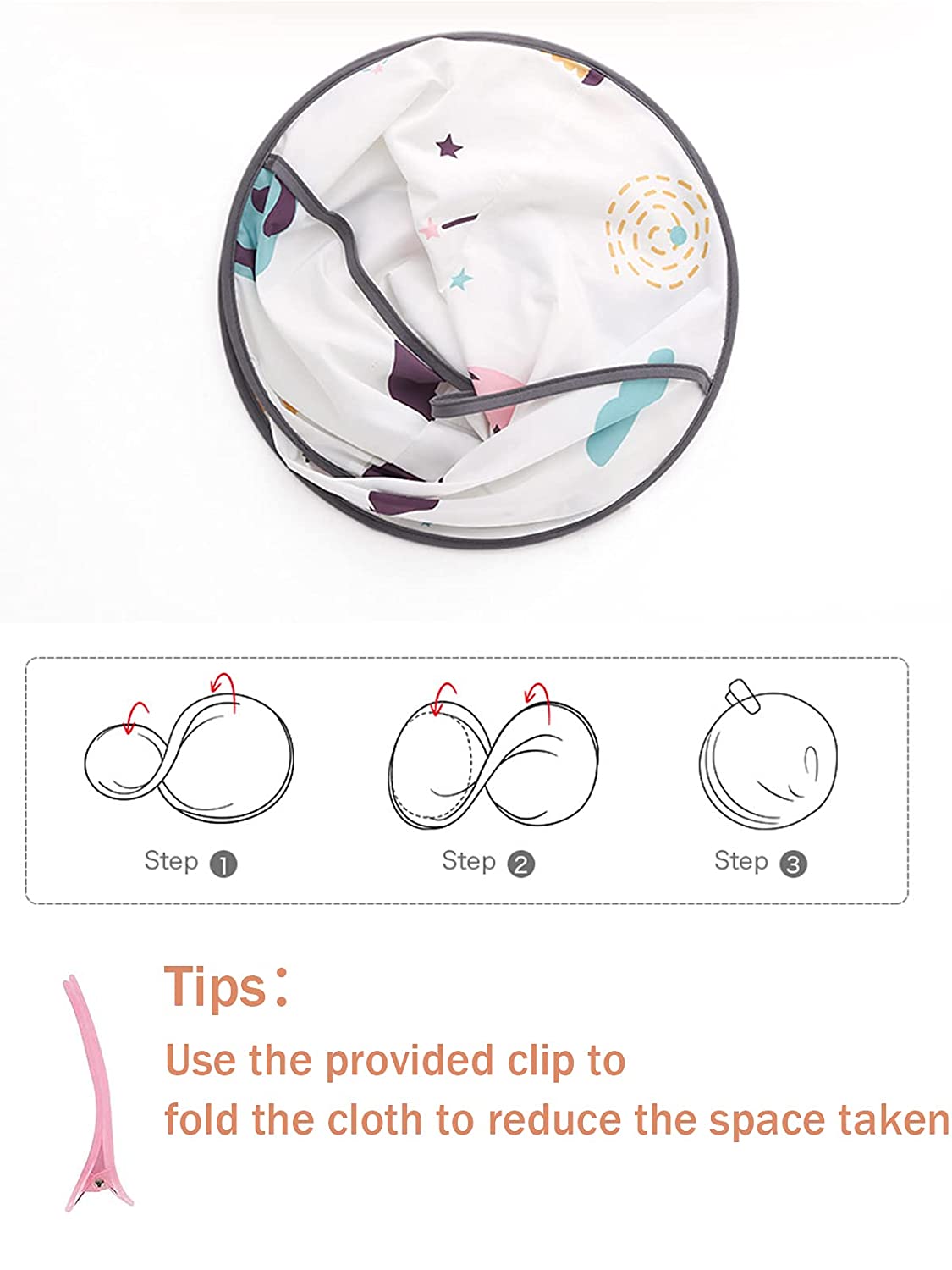 JIERNXIU Kids Haircut Cape Hair Cape kit, Barber Cape Umbrella Cloak Hair Catcher Kids Hair Styling