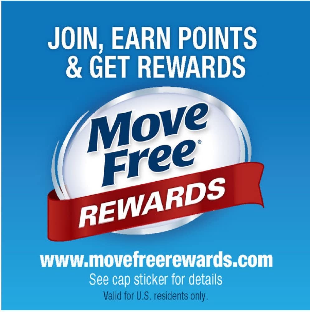 Move Free Advanced Plus MSM, 120 tablets - Joint Health Supplement with Glucosamine and Chondroitin 