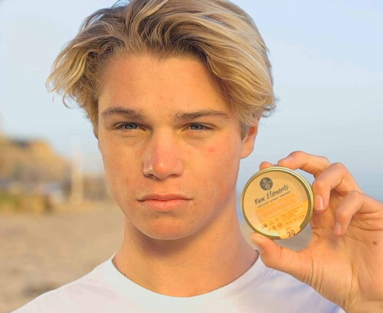 Raw Elements Tinted Facial Moisturizer Certified Natural Sunscreen | Non-Nano Zinc Oxide, 95% Organi