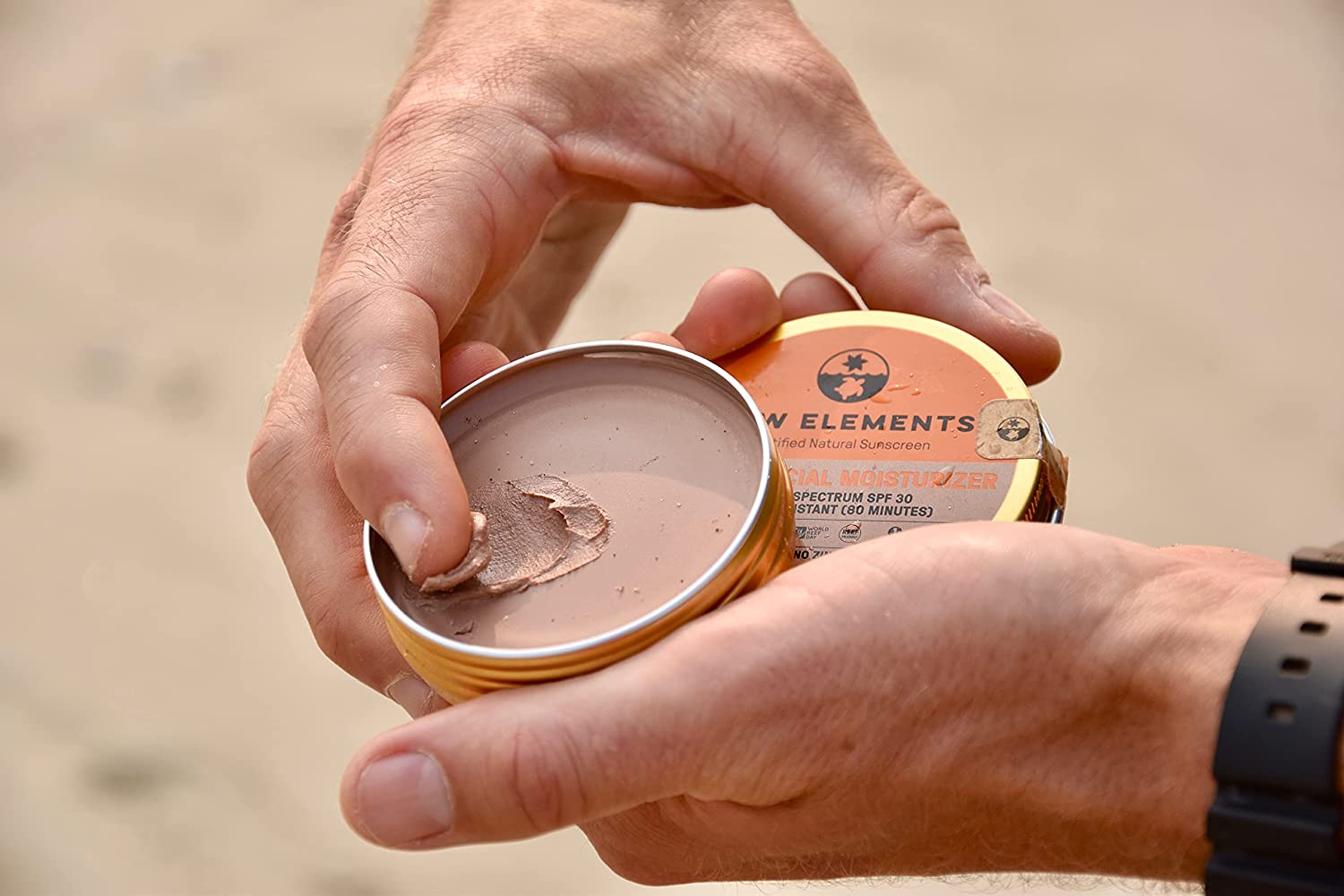 Raw Elements Tinted Facial Moisturizer Certified Natural Sunscreen | Non-Nano Zinc Oxide, 95% Organi