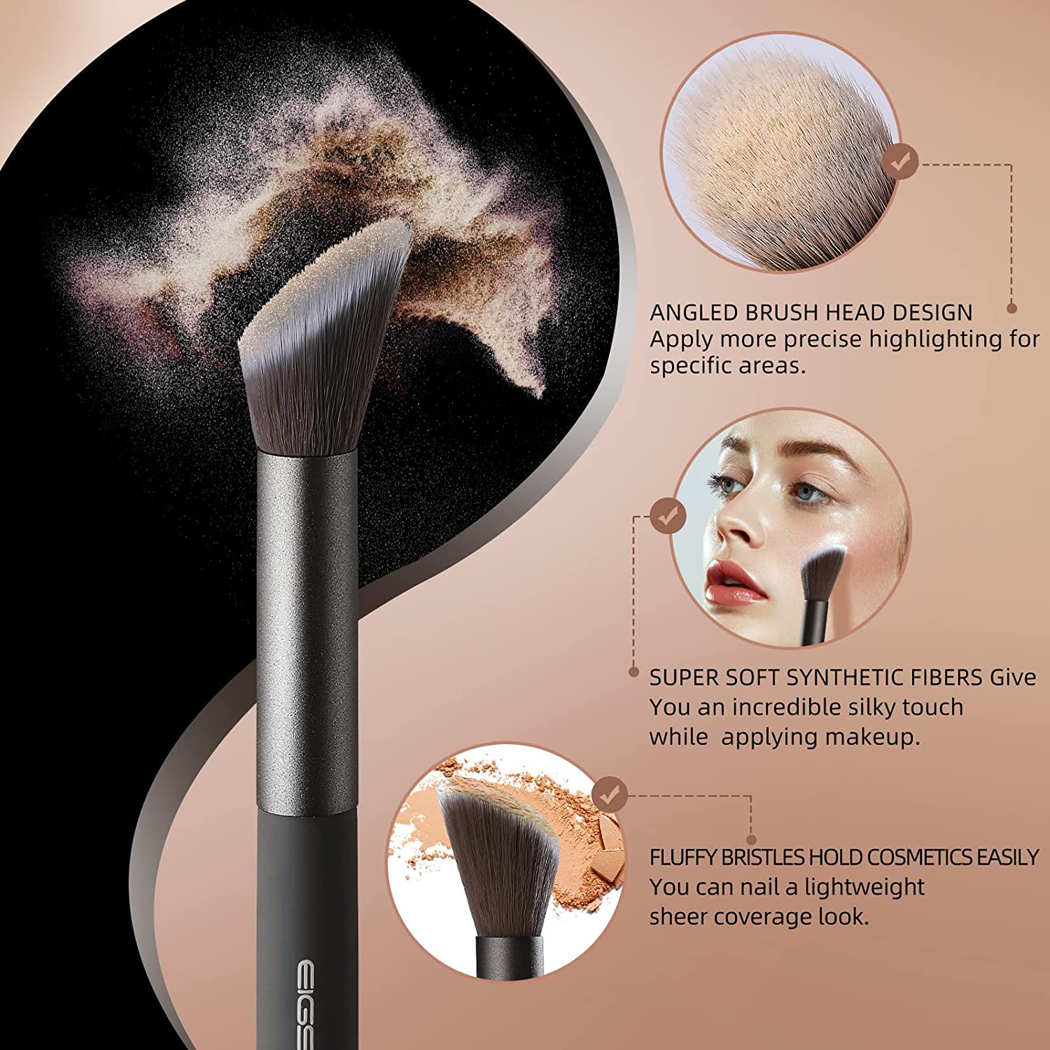 EIGSHOW Angled Highlight Diffuser Brush